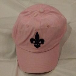 Fleur-de-Lys Pink Cap