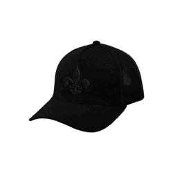 Fleur-de-Lys Club Trucker Cap Black