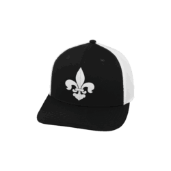 Fleur-de-Lys Trucker Cap Black & White